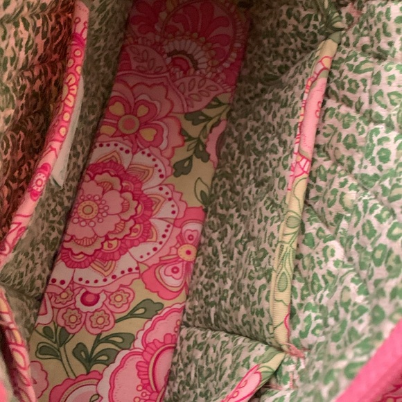 Vera Bradley quite pink and green bag - Picture 11 of 12